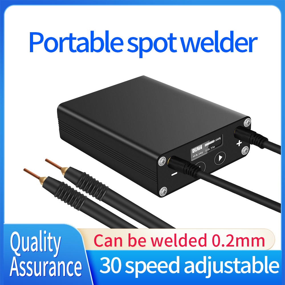 OLED Screen Handheld Mini Spot Welder, Multi-function DIY Portable Spot Welder for 18650 Spot