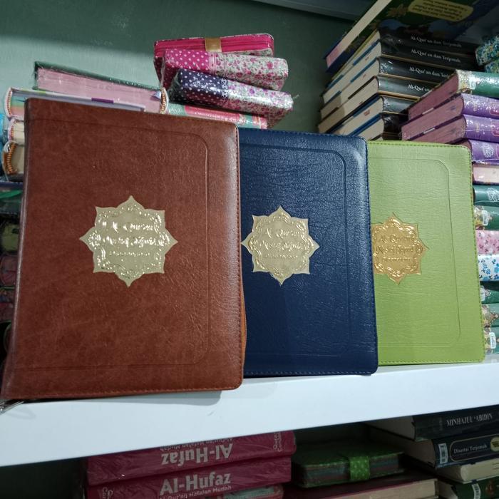 Al Quran Mushaf Tajwid A5 Diponegoro Al Quran Tajwid Warna Tanpa Terjemah Resleting Terlaris