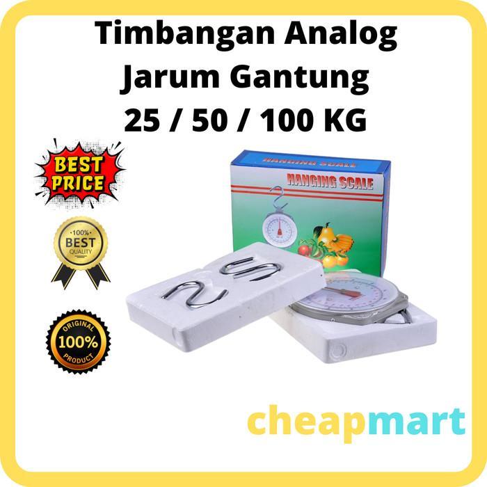 Termurah Timbangan Gantung Analog / Manual / Timbangan Laundry / Ikan 50Kg