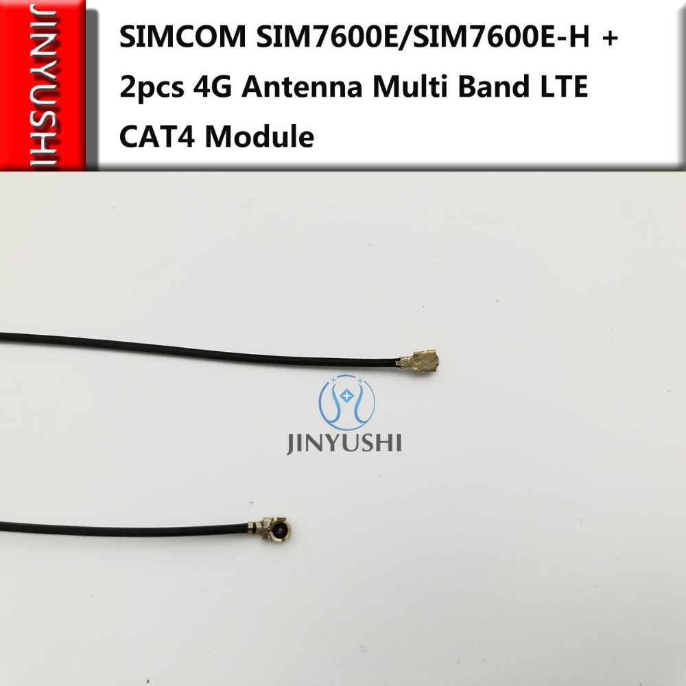 JINYUSHI for SIMCOM SIM7600E/SIM7600E-H + 2pcs 4G antenna Multi Band LTE Module CAT4 module