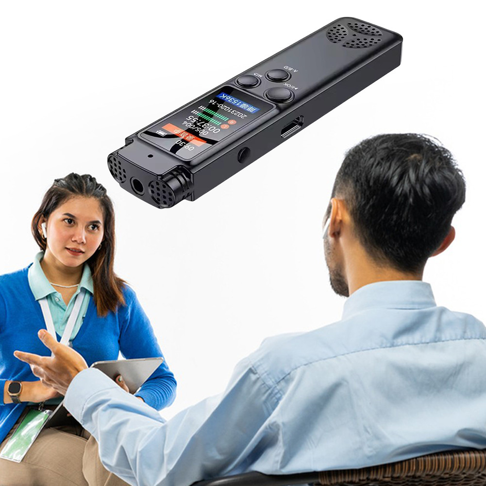 8GB/64GB Digital Voice Recorder Noise Reduction Audio Recorder Sound Recorder Recording Pen for