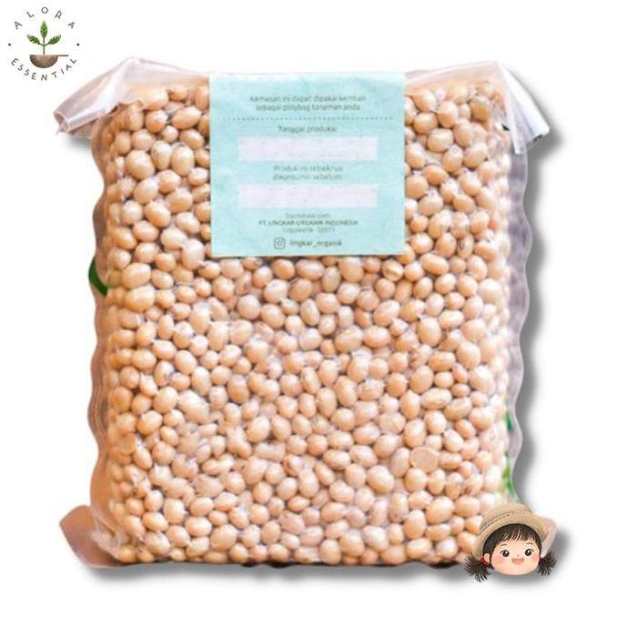 "New" Lingkar Organik Kacang Kedelai Kuning 500gr - Kacang Kedelai Organik