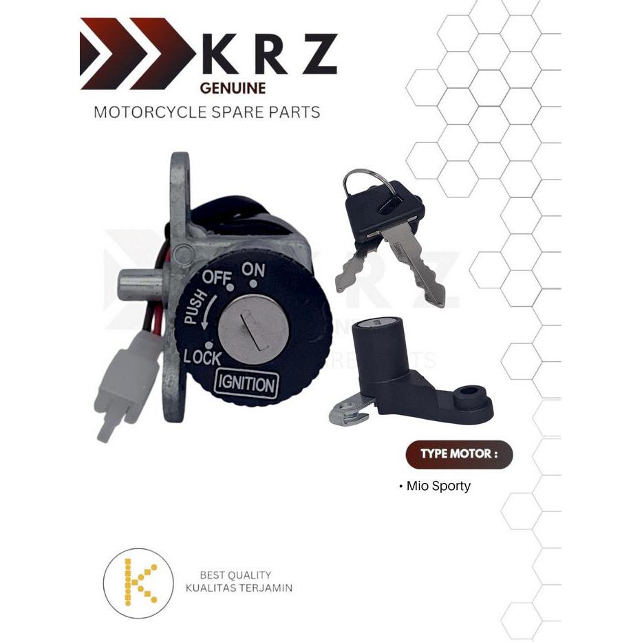 KRZ Kunci kontak Komplit Key Set Mio Sporty