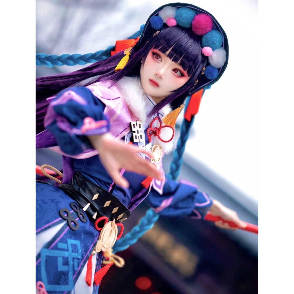 GENSHINIMPACT YUNJIN KOSTUM COSPLAY COSTUME OPERA CHINESE STYLE ADULT WOMEN HALLOWEEN CARNIVAL PARTY
