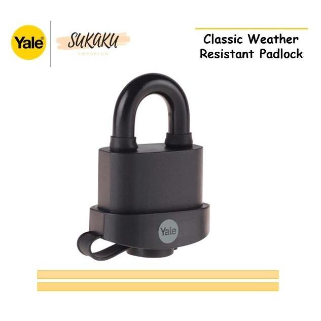 YALE GEMBOK GERBANG 60MM WEATHERPROOF PADLOCK OUTDOOR Y220B/61/123/1 60 MM KUNCI PAGAR/PINTU ANTI
