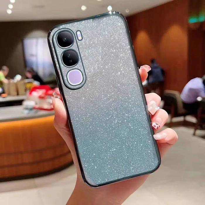 Aestora21 Casing Untuk Vivo Y21D Premium Silicon Case Glitter
