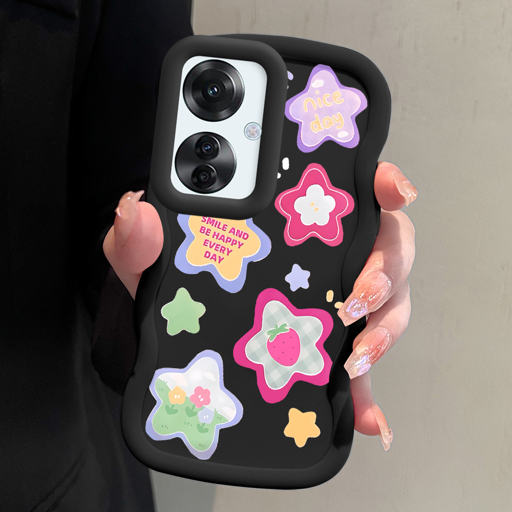 Casing Hp Untuk OPPO Reno 11F 5G Case Softcase Kesing Soft Cassing Mode Star 0271