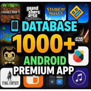 Database Aplikasi & Game Android Premium Lengkap | Akses Selamanya
