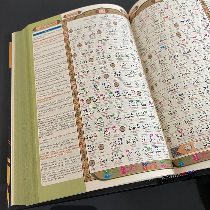 Top Alquran An Nur B6. Alquran Tajwid Terjemah dan Latin Perkata