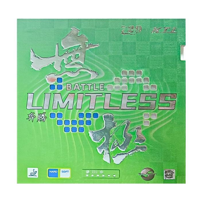 729 Battle Limitless Green - Karet Pingpong Friendship 2 RITC Rubber Tenis Meja Bat KTL Blue Cream