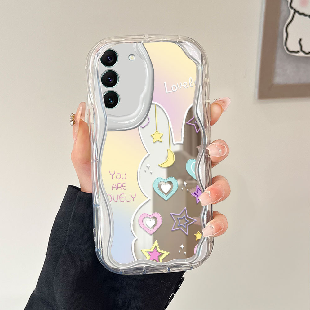 Casing Hp Untuk Compitable With Samsung Galaxy S22 Plus 5G Cermin Softcase Case Phone Kesing Mirror 