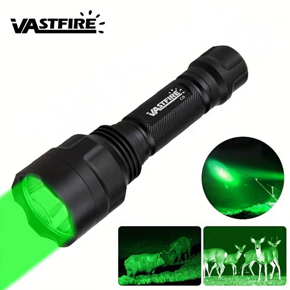 2500LM 500-800M Range LED Tactical Hunting Flashlight Portable Torch Outdoor Waterproof