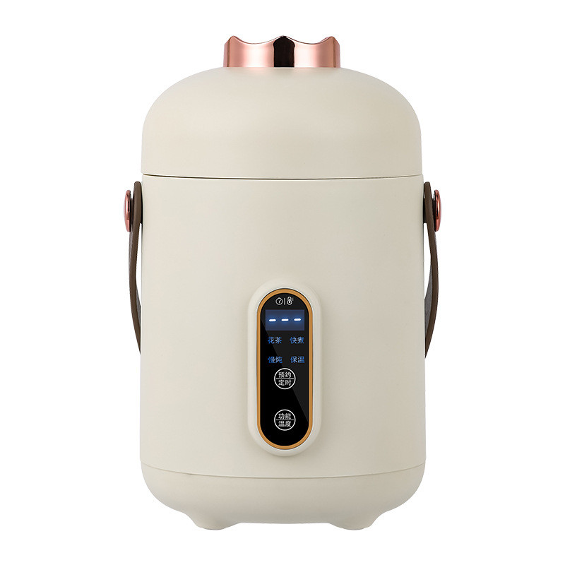 Mini Rice Cooker Household Electric Cooker Multifunctional Electric Cooking Pot 600ml Portable Mini