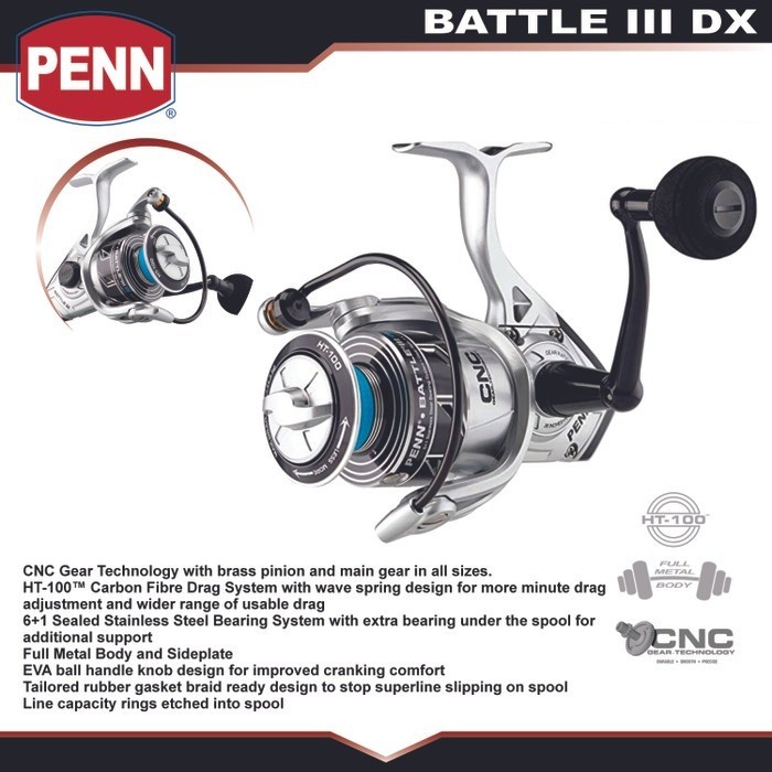 Reel SW PENN BATTLE III DX SERIES