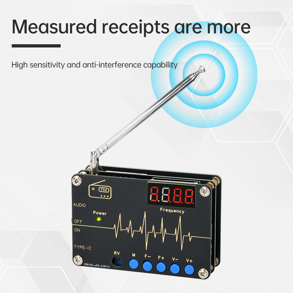 DC 5V RDA5807M Radio Kit FM FM Electronic Production Digital Full Frequency Welding Assembly DIY