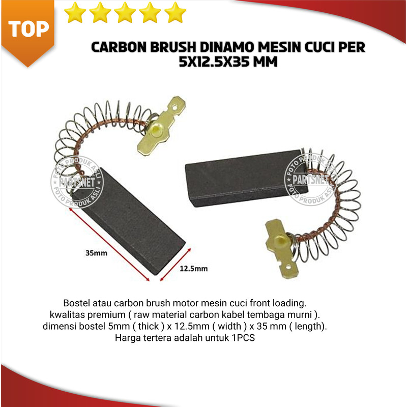 Carbon Brush Mesin Cuci Front Loading Karbon Brush Mesin Cuci Per
