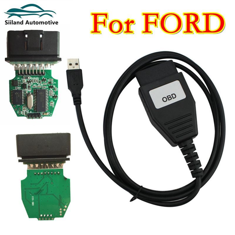 For FORD VCM OBD2 Diagnostic Tool Scanner Car Fault Detection Tool OBD Focom USB Diagnostic Cable
