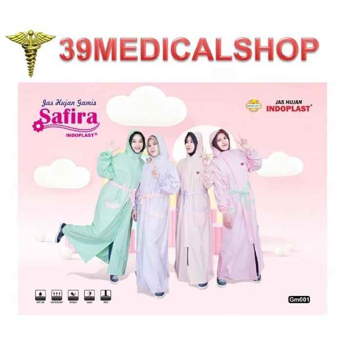 Jas Hujan/ Jas Hujan Gamis/ Jas Hujan Gamis Safira / Jas Hujan Cewek