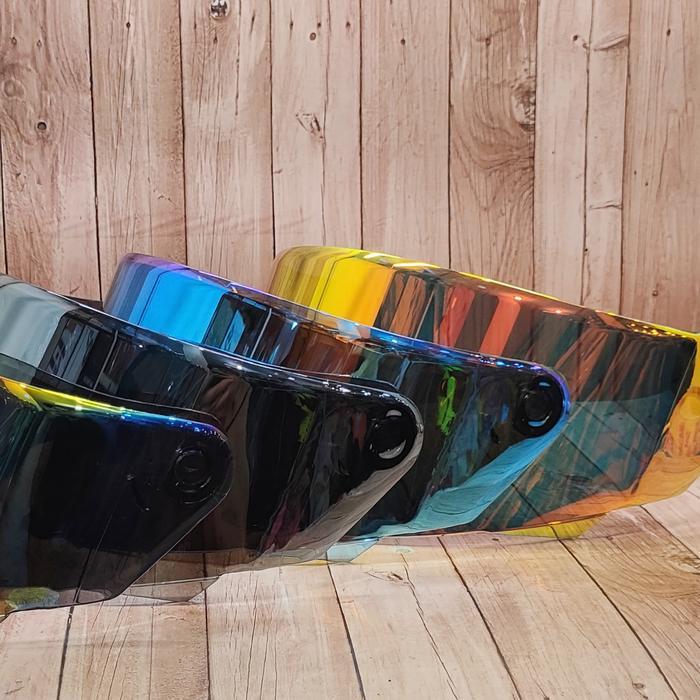 VISOR FLAT IRIDIYM KYT TTC I KACA IRIDIUM HELM KYT TTC