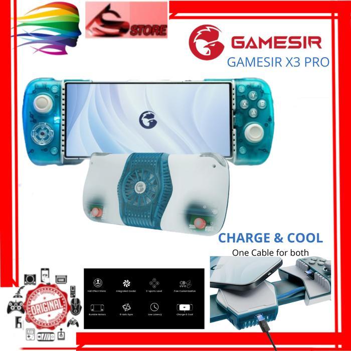 Premium Gamesir X3 Type C Gamepad Wiith Cooler Controller Android Phone Egg Ns Original