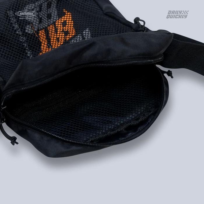 New RACERTEES Tas Slingbag Hitam - RacerGraf