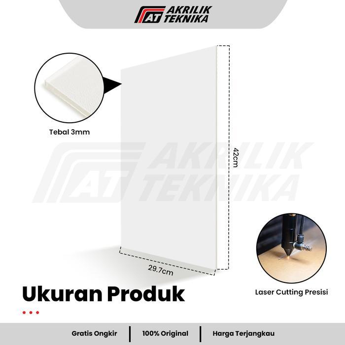 Lembaran Akrilik A3 3mm Acrylic Sheet Clear Transparan Akrilik Warna