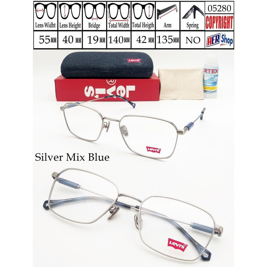 frame LEVI'S ORIGINAL frame kacamata original kacamata kotak levis new
