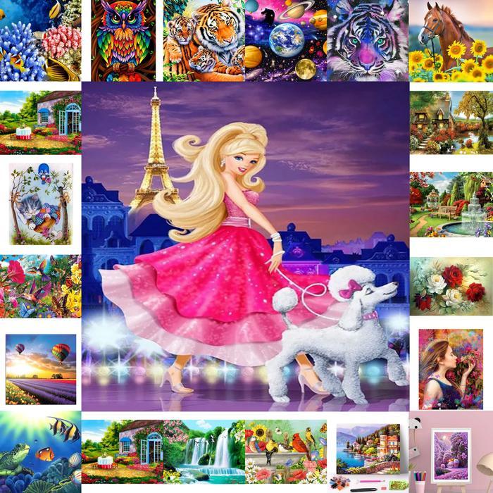 5D DIY Diamond Painting Full Drill 30x40cm Lukisan Kristik Diamond Pai