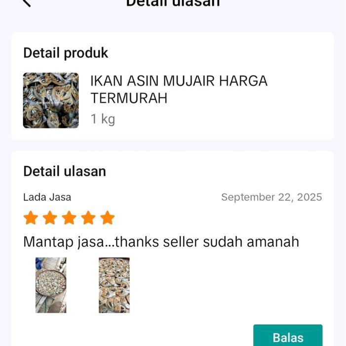 "New" IKAN ASIN MUJAIR HARGA TERMURAH
