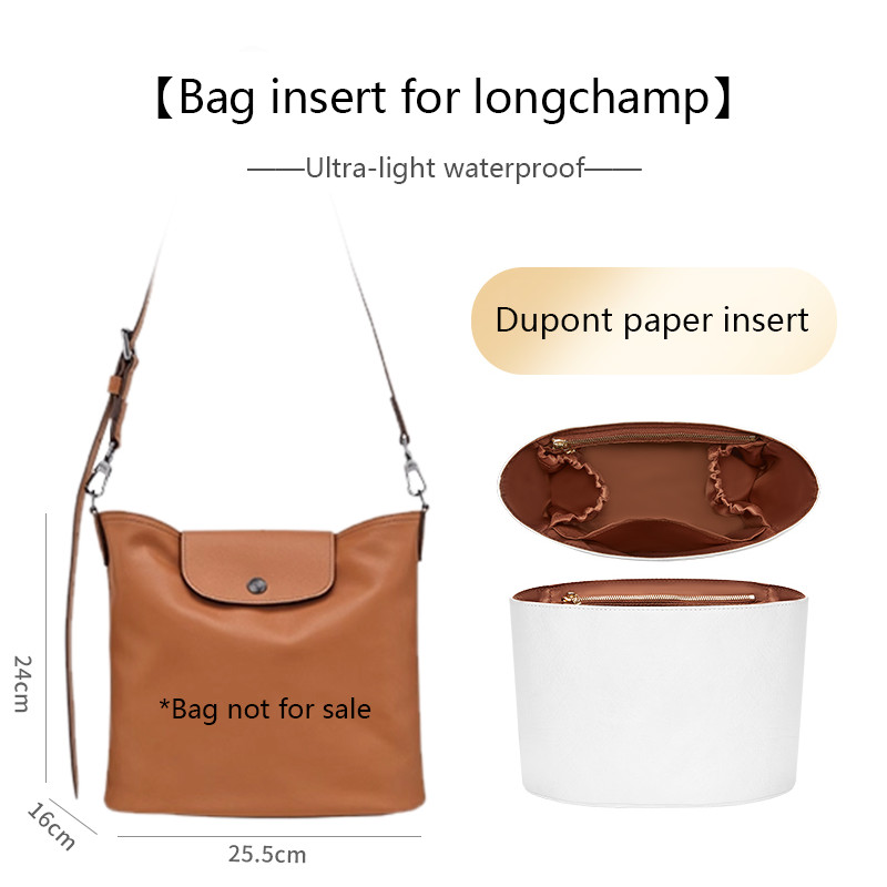 Lightweight Bag Insert For Longchamp Single Bag Waterproof Bag Organizer Insert Dupont Paper Bag