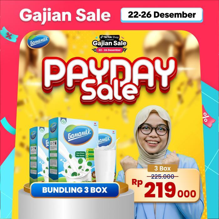 Susu Kambing Etawa Gamamilk [Bundling 3 Box] Susu Kolagen Gamamilk Susu Kambing Etawa Gamat/Teripang