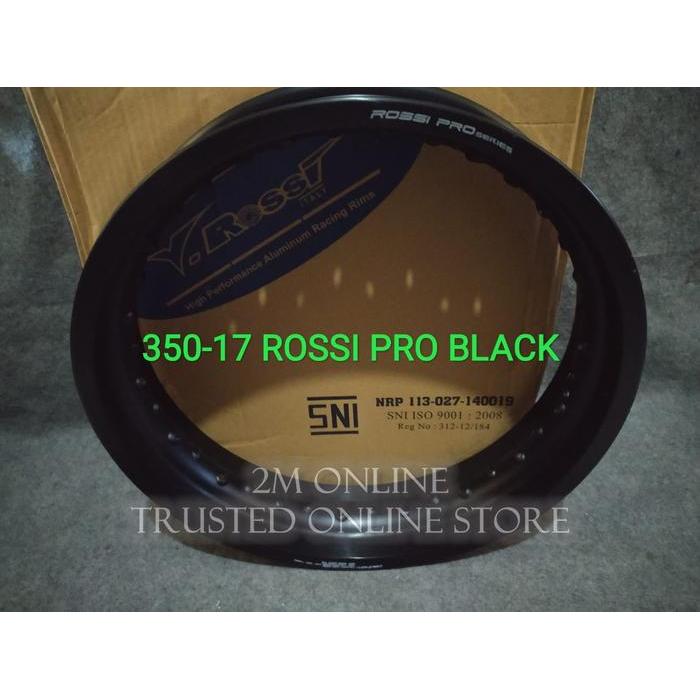 Velg 350-17 Black Rossi Pro Alloy Rim