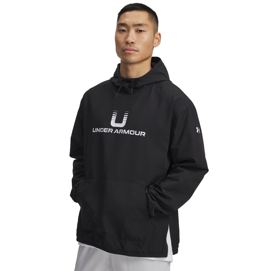 UA Unstoppable Woven Men's Hoodie - Black