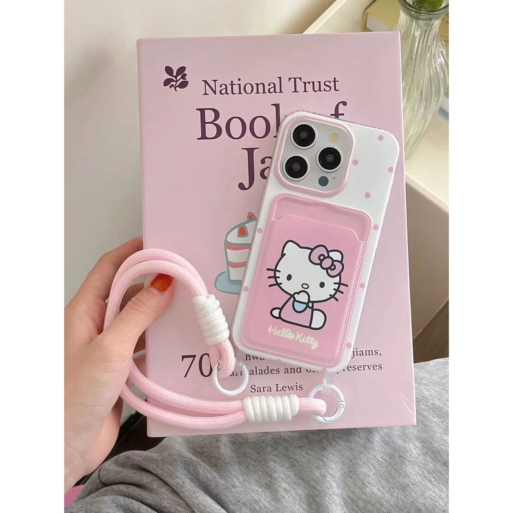 Dot Girl Hello Kitty Pink Casing Hp Infinix 8 Pro Hot 60 Note 50 10 Plus Smart 9 60I 40I 5G 50I 40 P