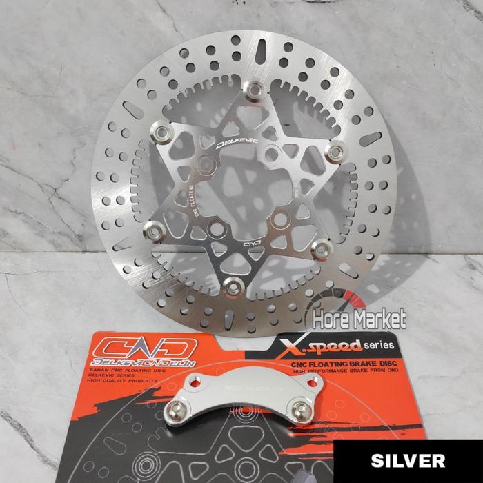 Piringan Cakram Delkevic Depan Mio Soul / Smile Floating Lubang 4 Xspeed X-Speed X Speed