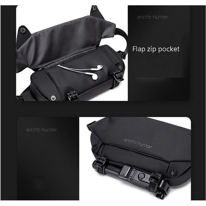 Tas Selempang Pria Arctic Hunter Tas Selempang Pria Waist Bag Pria Sling Bag Pria Yb00047