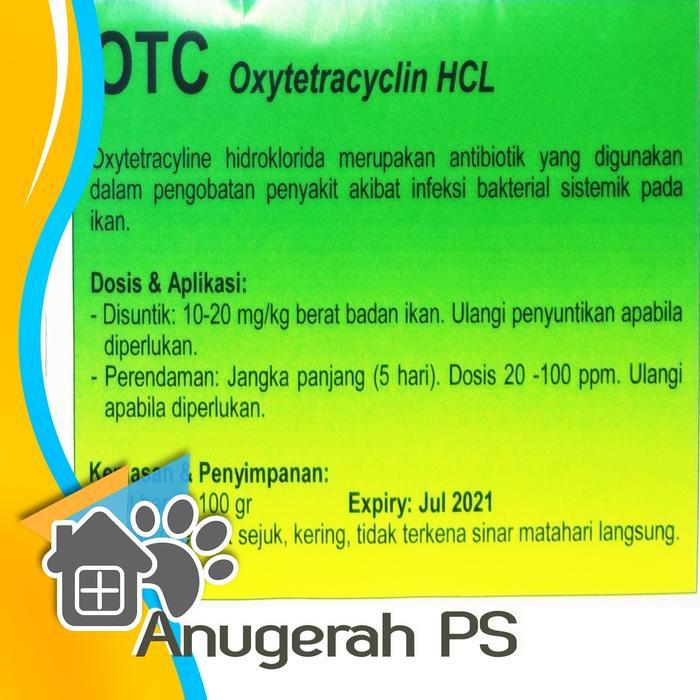 Obat Antibiotik Ikan Oxytetracyclin Otc