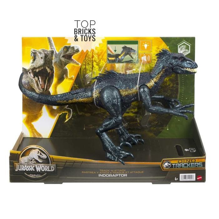 TEREMURAHTERLARIS READY SILAHKAN DIORDER MATTEL, JURASSIC WORLD DINO TRACKERS TRACK 'N ATTACK