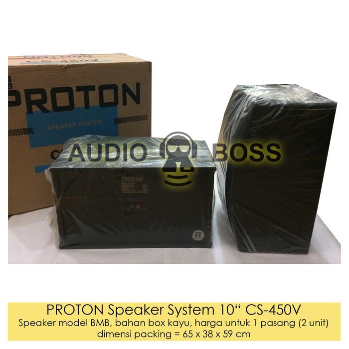 Proton Speaker Sistem Karaoke 10 10 Inch Proton Cs-450V Cs 450 V Terlaris