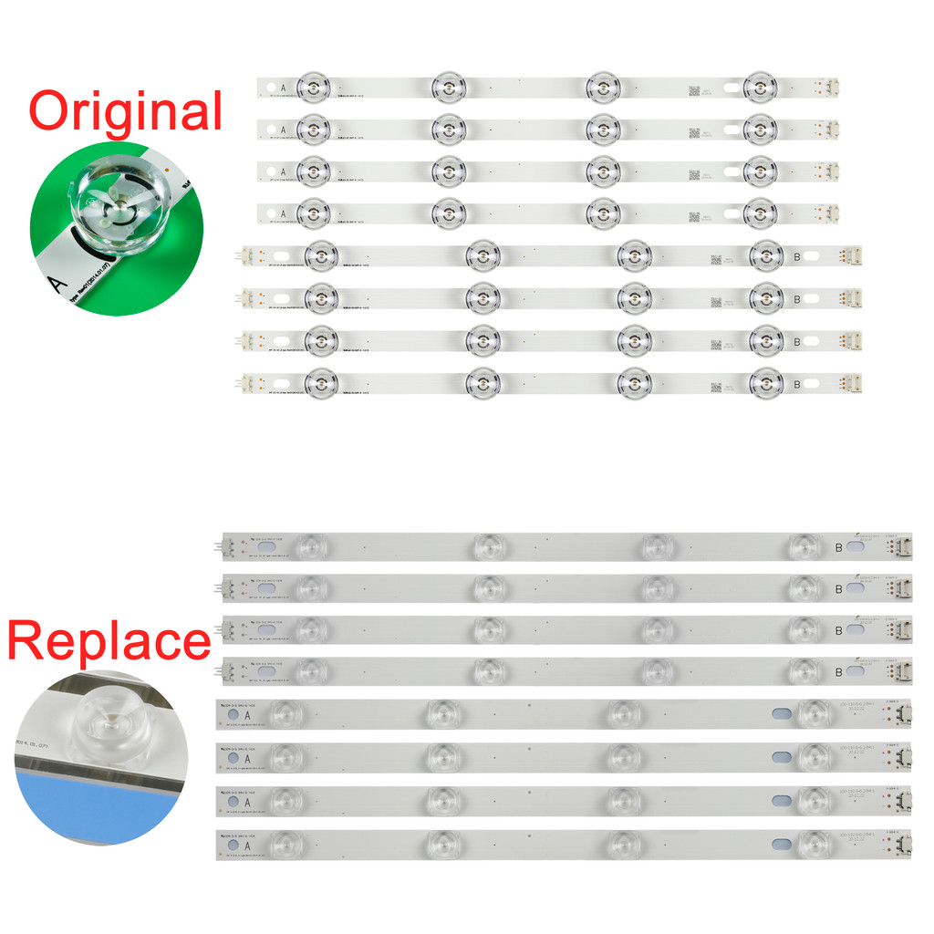 LED strip(8) for 42GB6500-CA 42LB5500-ZA 42LB550B-ZA 42LB551V-ZC 42LB5820-ZJ 42LB5520-CA 42LB582B-ZJ