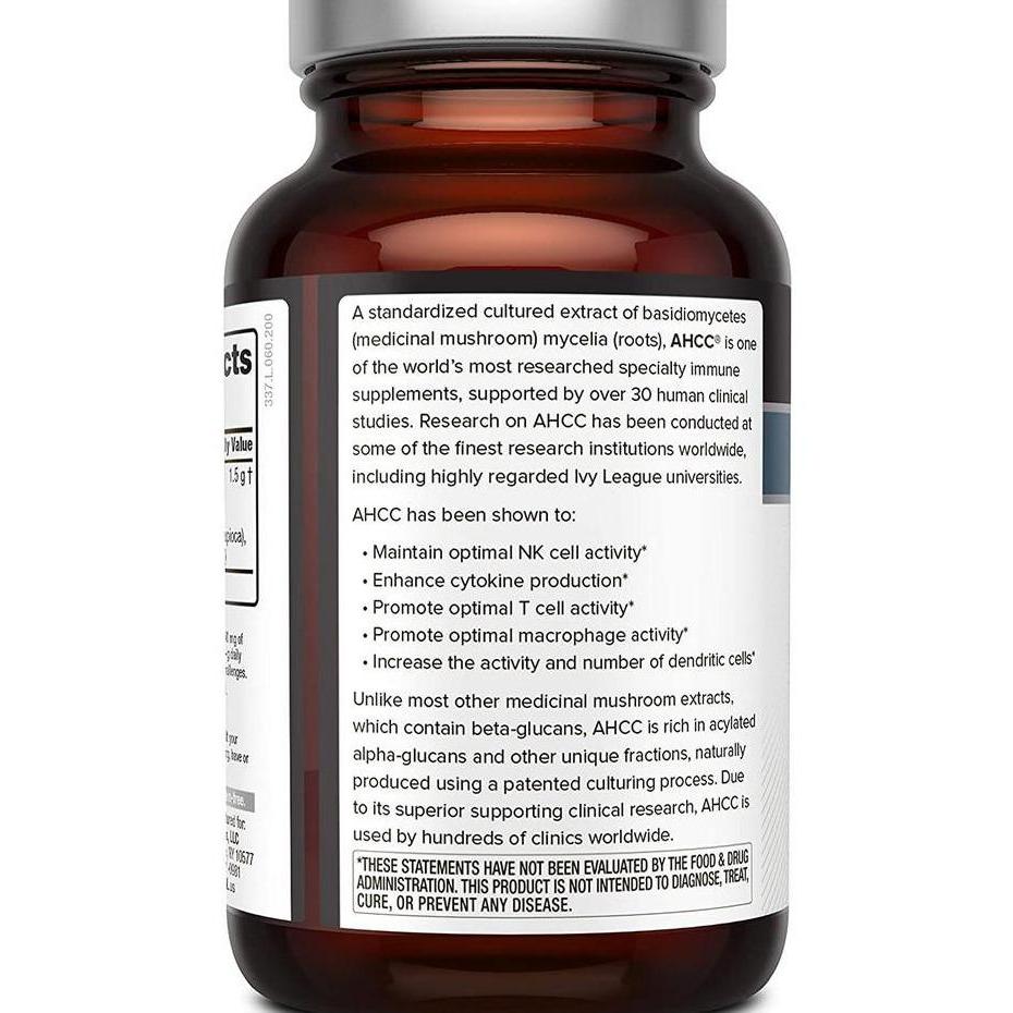 Quality Of Life Kinoko Platinum Ahcc 750 Mg 60 Capsules Untuk Imun