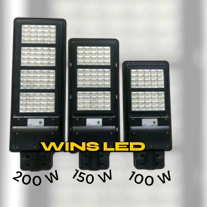 [] Lampu Jalan Pju Led 100w Tenaga Surya Solar Cell Panel 100watt 100 Watt Tenaga Matahari