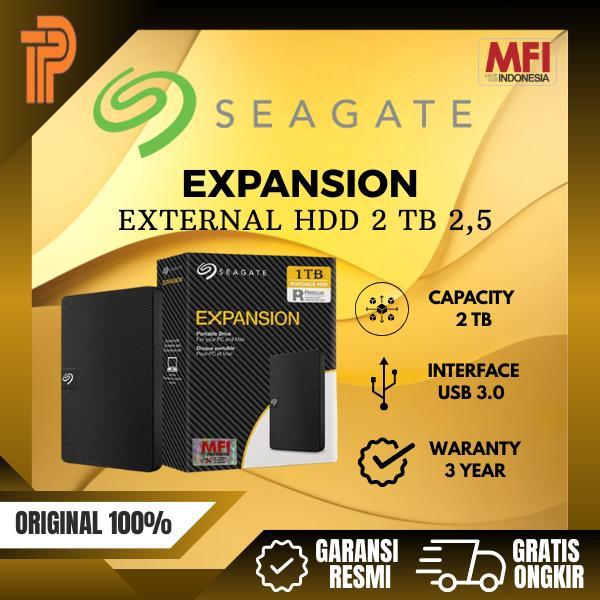 Seagate Expansion 2TB HDD External 2.5" Inch Garansi Resmi 100% ORIGINAL MFI
