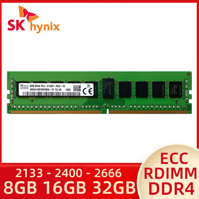 SK hynix 8GB 16GB 32GB 64GB 128GB PC4 1RX4 2RX4 1RX8 2RX8 2133P 2400T 2666V Server memory DDR4 RDIMM