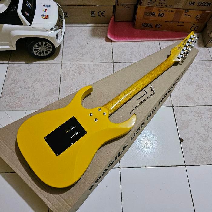 Gitar ibanez RG-350 custom PU GNB korea - yellow