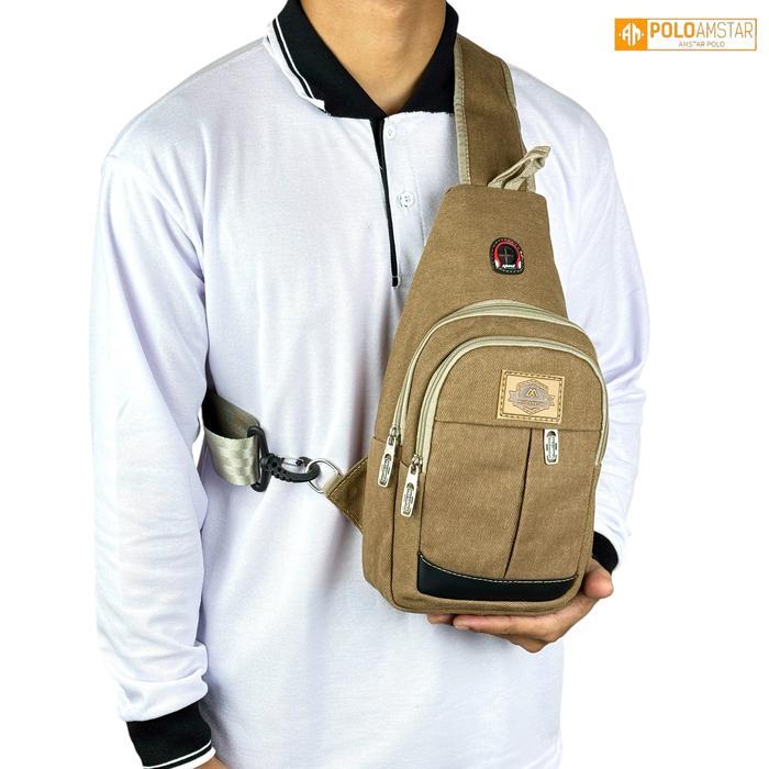 Eiger - Tas Selempang Pria Crossbody Bag Sling Bag Amstar