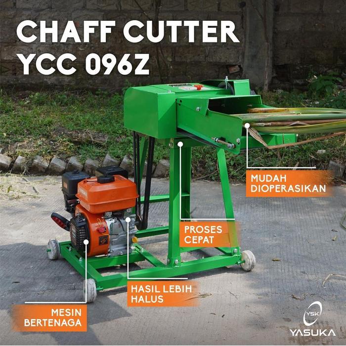 Mesin Pencacah Rumput Yasuka YCC 096Z/Mesin Cacah Rumput Ranting/COD - Tanpa Mesin