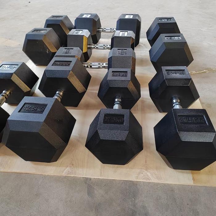 2.5Kg Dumbbell Set Peralatan Fitness Hexagonal Dumbell