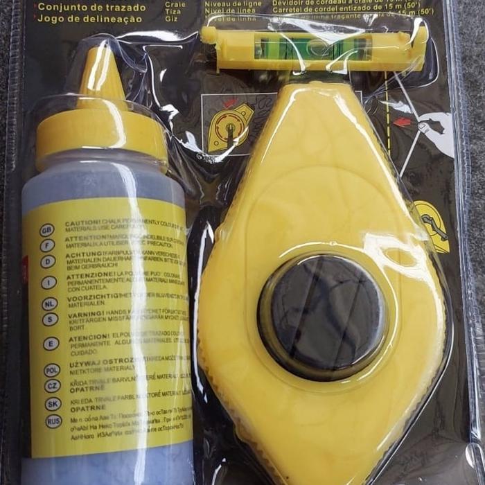 "New" Benang Sipatan Ukur Tukang Set benang tukang set