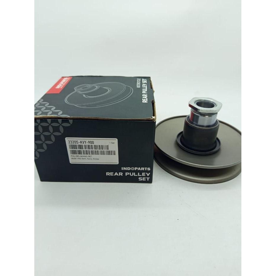 PULLY BELAKANG SET BEAT KARBU SPACY KARBU SCOOPY KARBU PULLEY ORIGINAL INDOPARTS - KVY